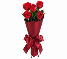 Букет 5 Красных роз Эдлесс Лав в Ржаксе