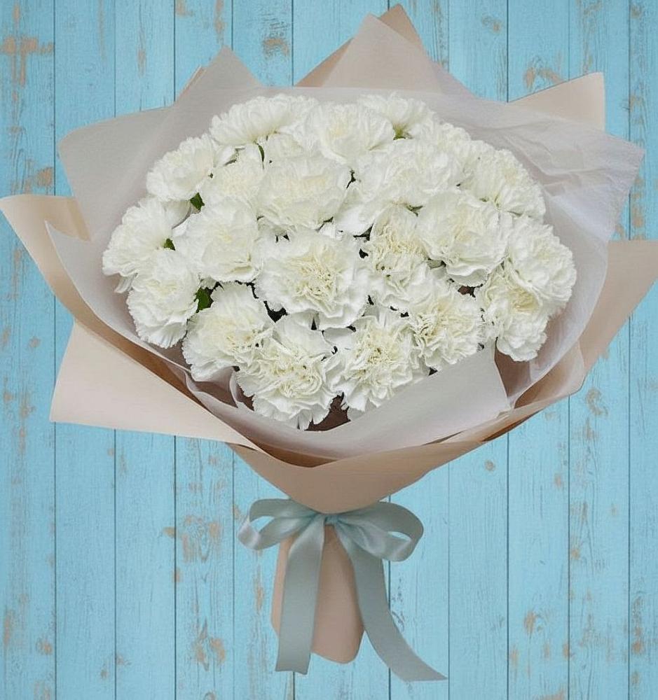 Букет цветов из: Гвоздики в Ржаксе