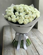 Букет 35 Белых роз в Ржаксе