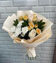 Букет цветов из:  Розы и Хризантемы в Ржаксе