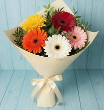 Букет цветов из:  Герберы в Ржаксе