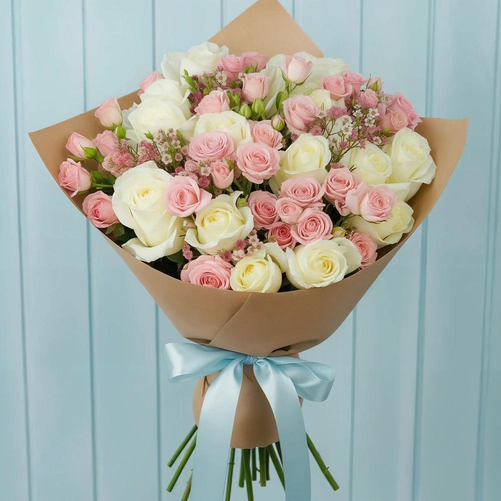 Букет цветов из: Розы в Ржаксе