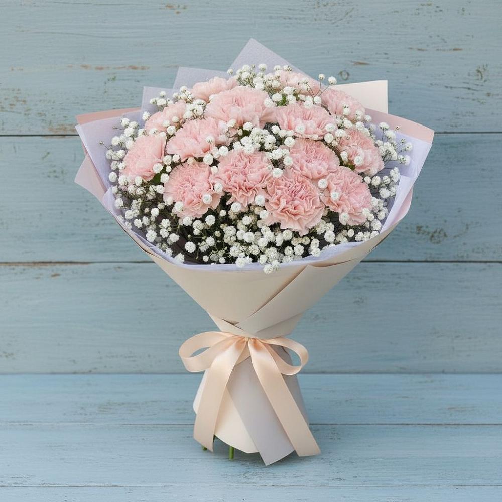 Букет цветов из: Гвоздики в Ржаксе