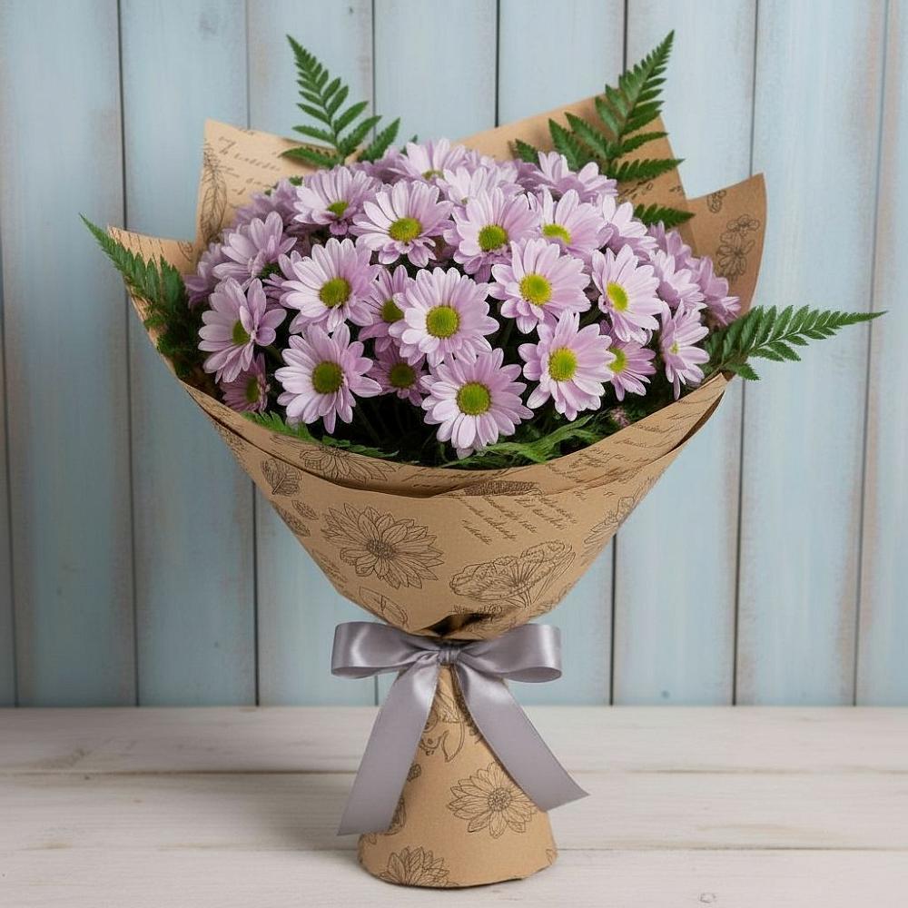 Букет цветов из: Хризантемы в Ржаксе