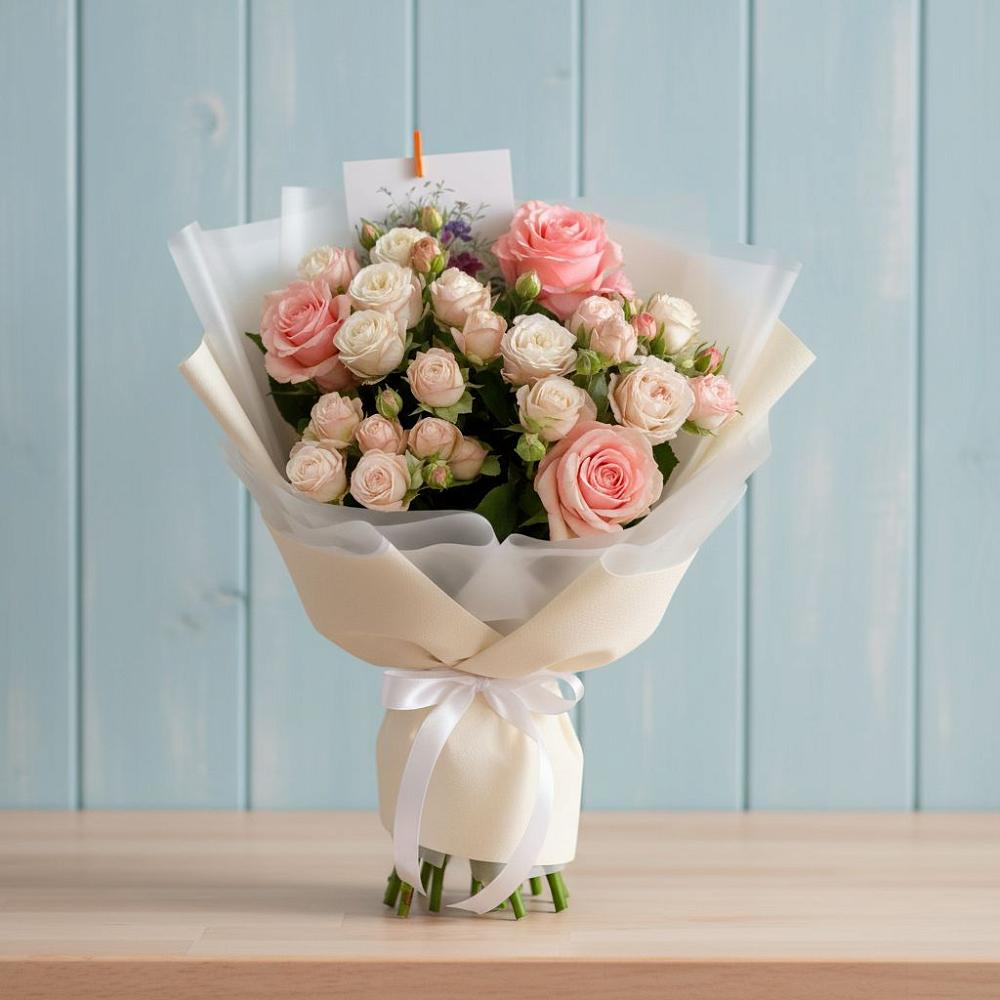 Букет цветов из: Розы в Ржаксе