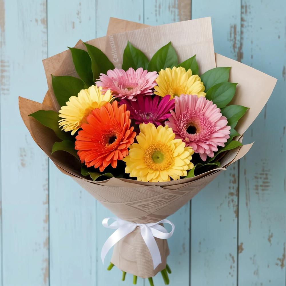 Букет цветов из: Герберы в Ржаксе