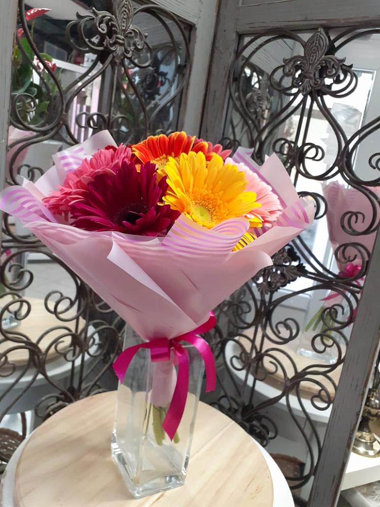 Букет цветов из: Герберы в Ржаксе