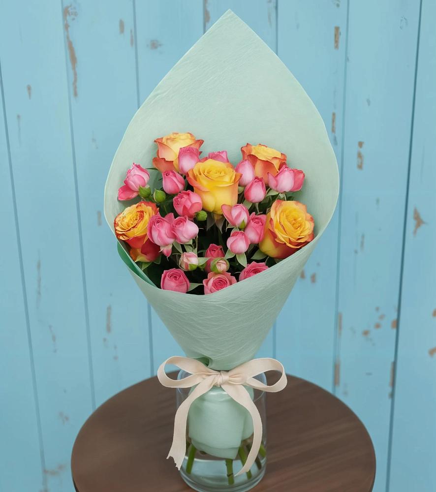 Букет цветов из: Розы в Ржаксе