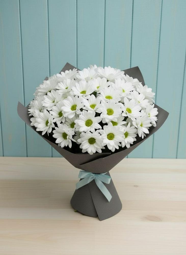 Букет цветов из: Хризантемы в Ржаксе