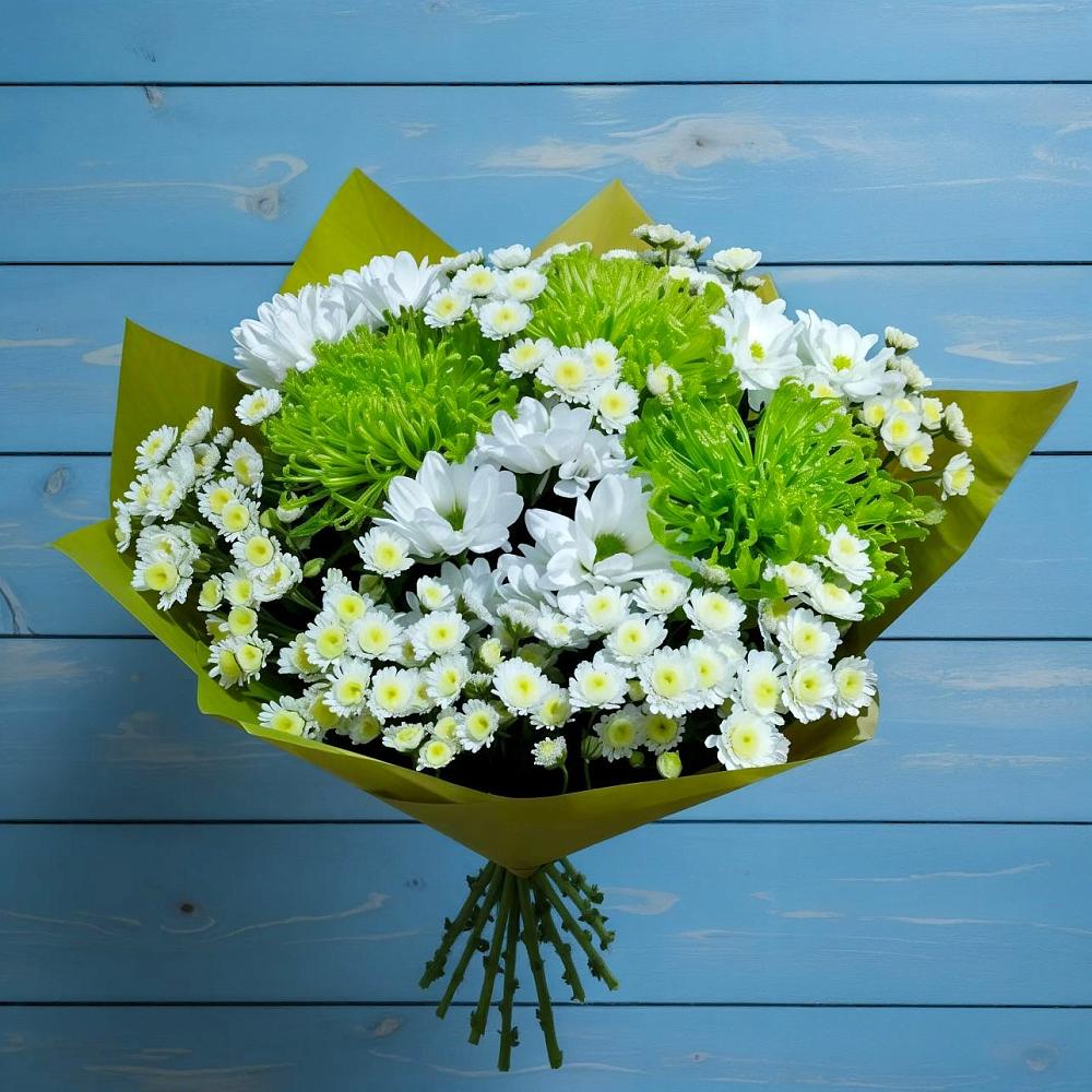 Букет цветов из: Хризантемы в Ржаксе