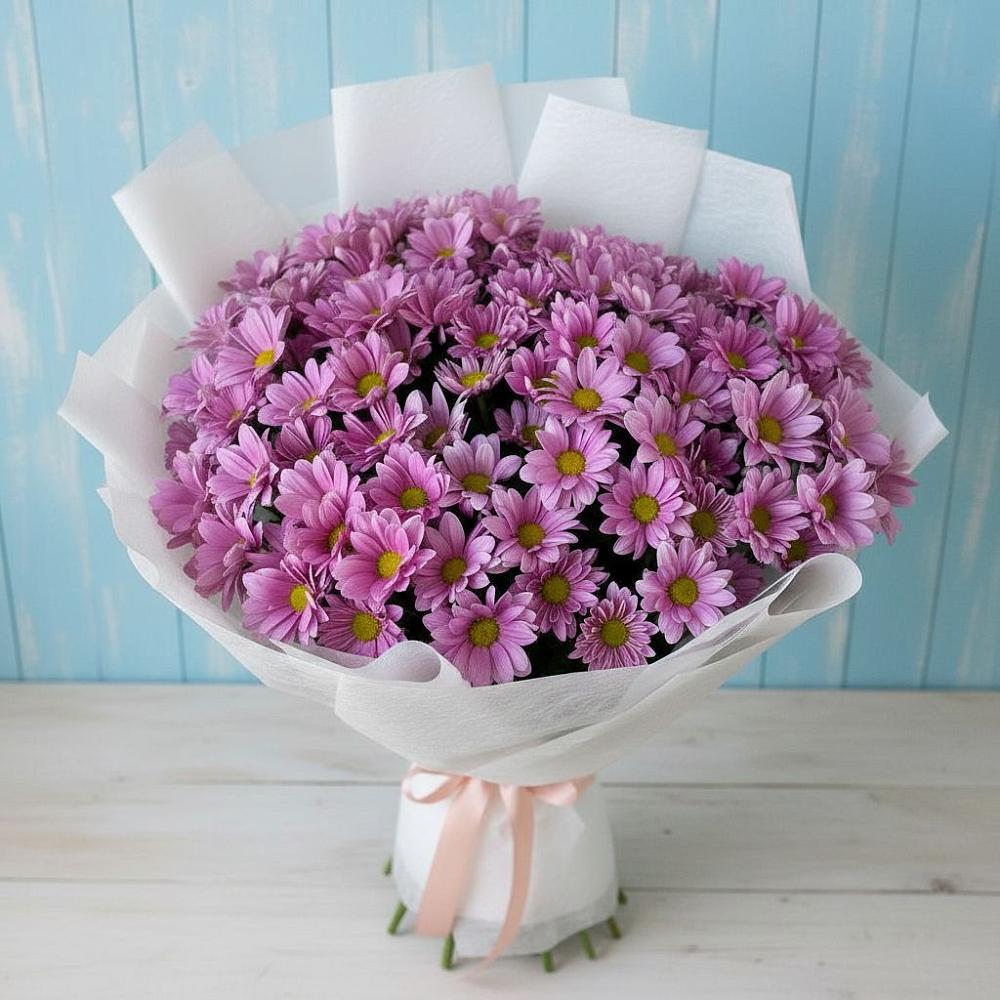 Букет цветов из: Хризантемы в Ржаксе
