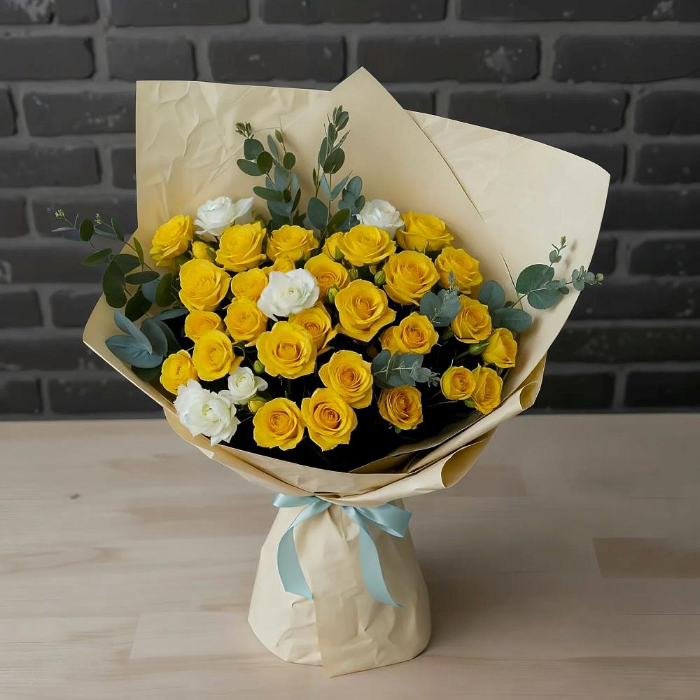 Букет цветов из: Розы в Ржаксе