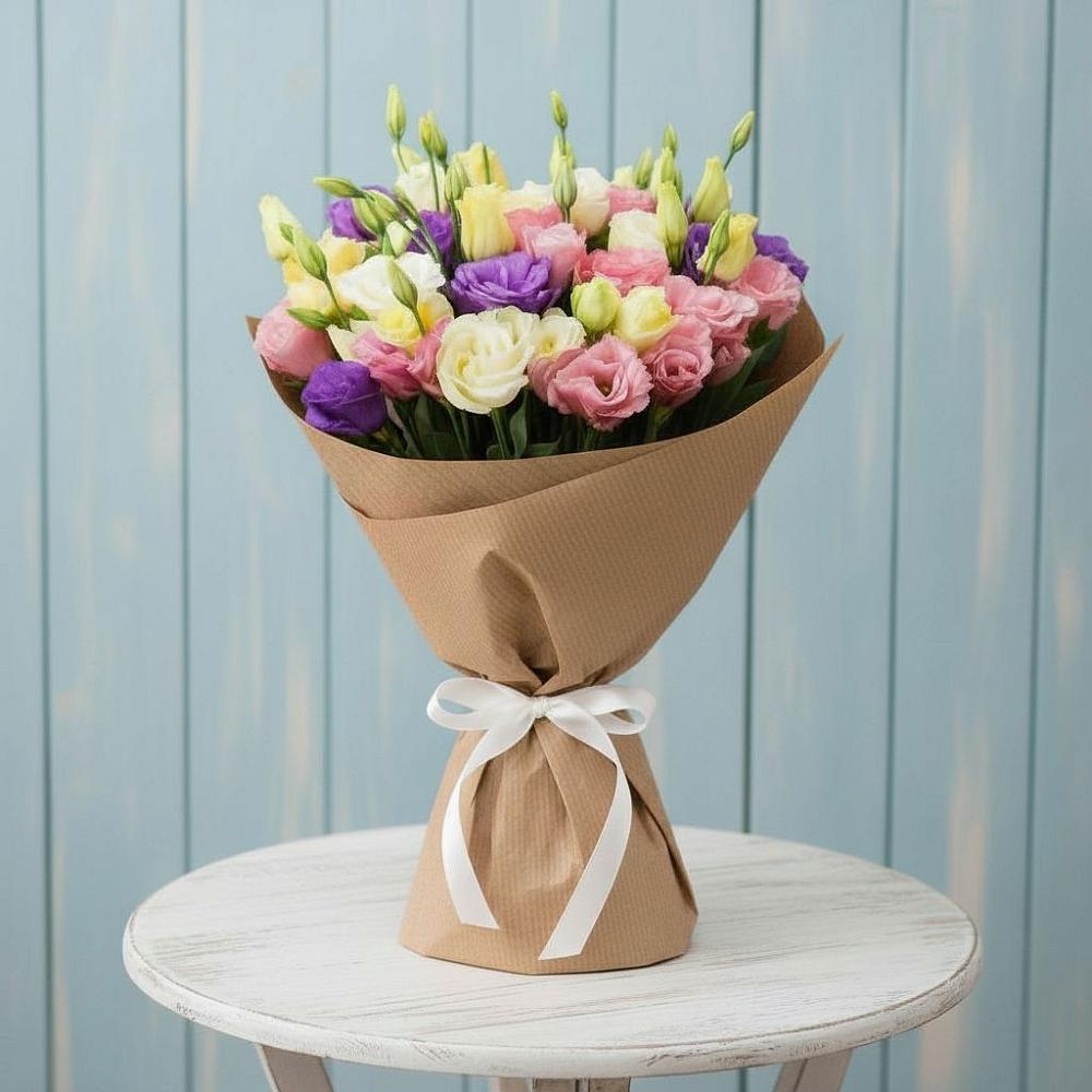 Букет цветов из: Лизиантусы в Ржаксе