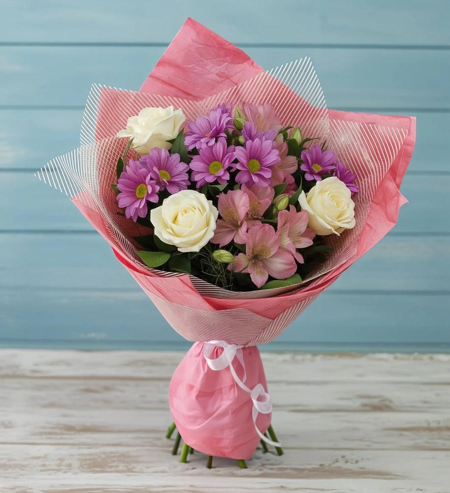 Букет цветов из: Герберы в Ржаксе