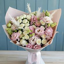 Букет цветов из:  Альстромерии и Розы в Ржаксе